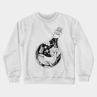 Whale In The Bottle Crewneck Sweatshirt